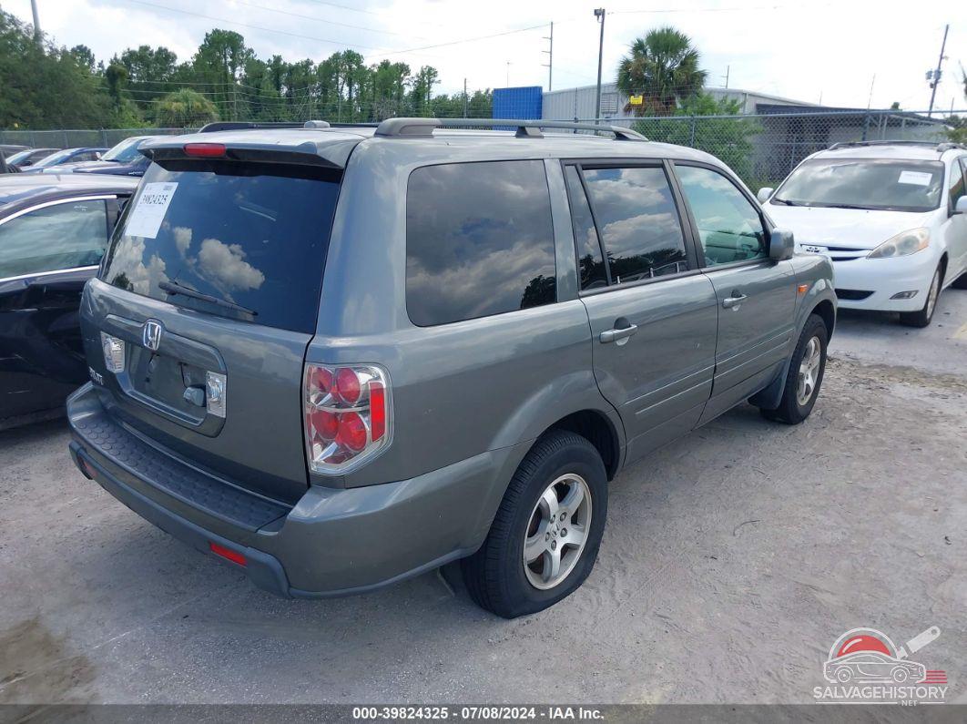 5FNYF28757B006497 2007 HONDA PILOT photo no. 4
