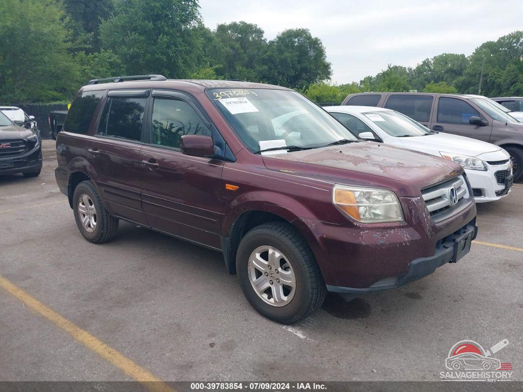 5FNYF182X8B002400 2008 HONDA PILOT photo no. 6