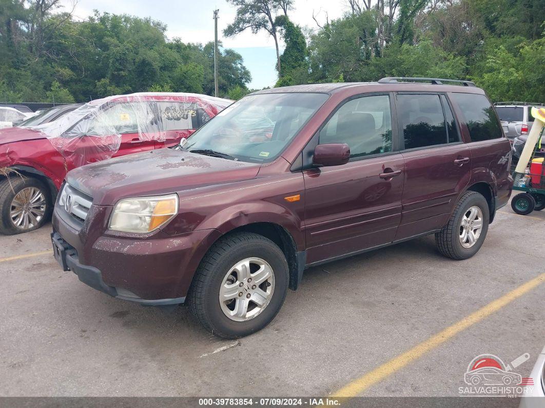 5FNYF182X8B002400 2008 HONDA PILOT photo no. 2
