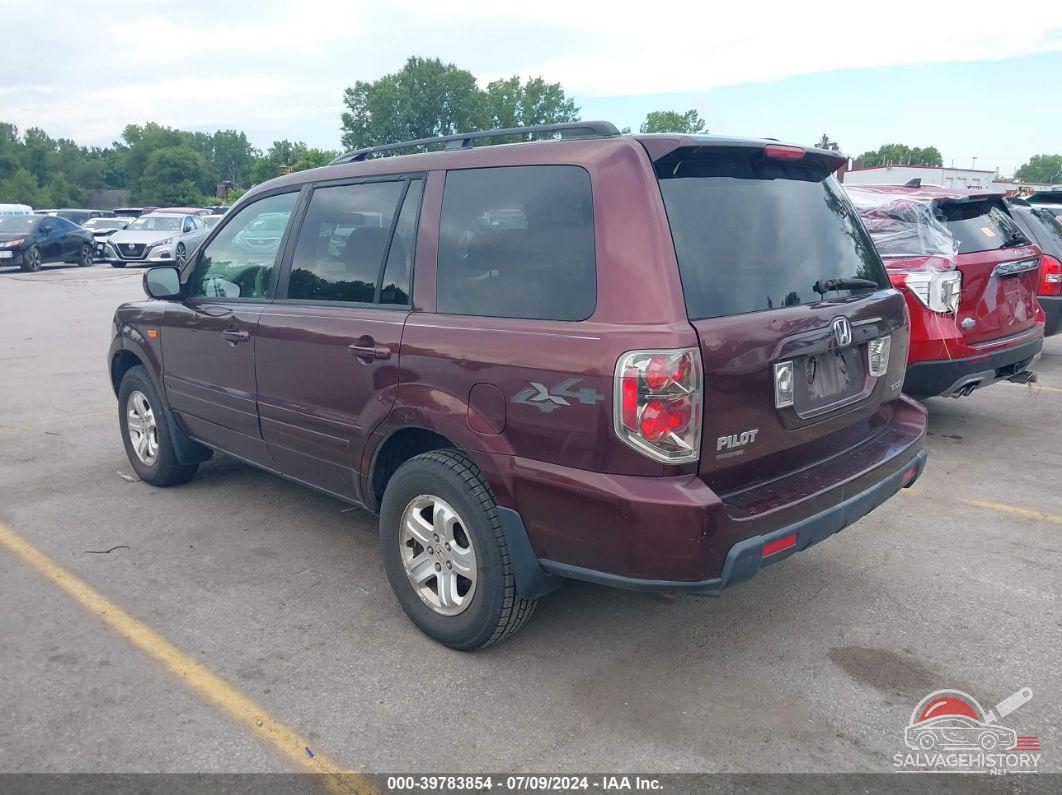 5FNYF182X8B002400 2008 HONDA PILOT photo no. 3