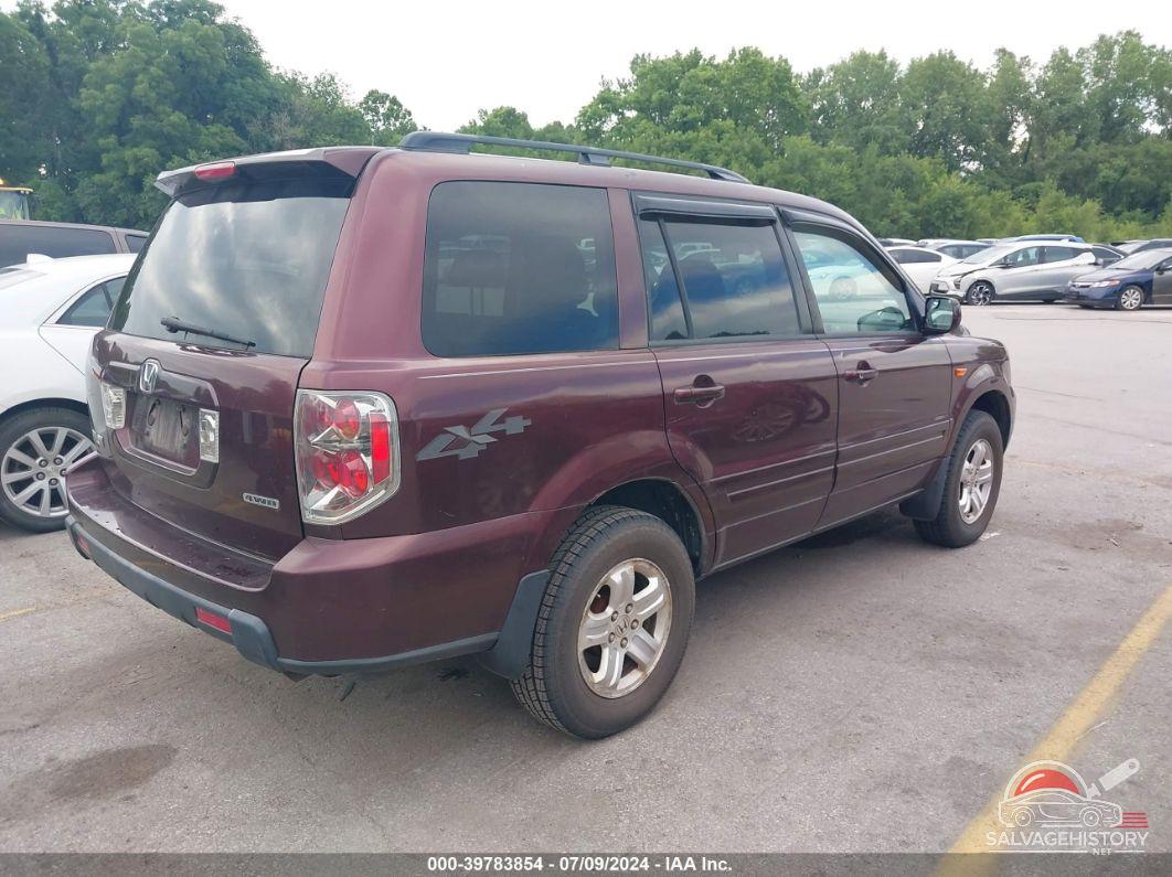 5FNYF182X8B002400 2008 HONDA PILOT photo no. 4
