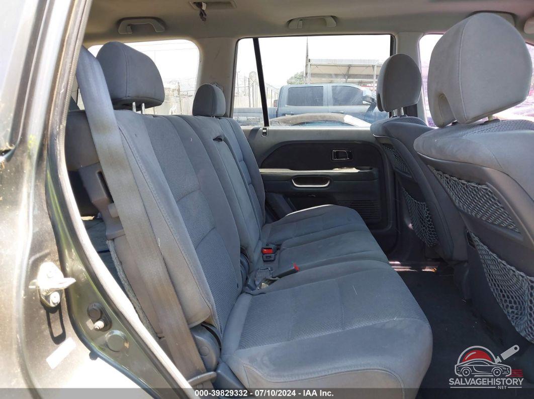 5FNYF18308B042607 2008 HONDA PILOT photo no. 8