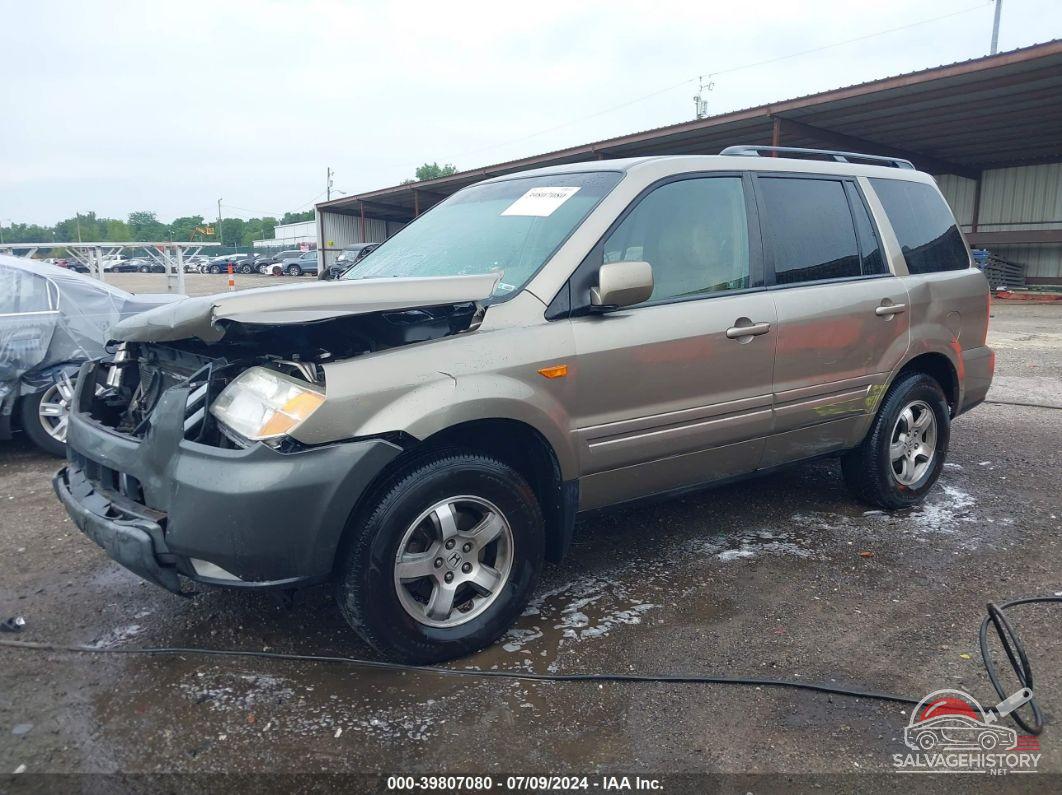 5FNYF18778B026276 2008 HONDA PILOT photo no. 2