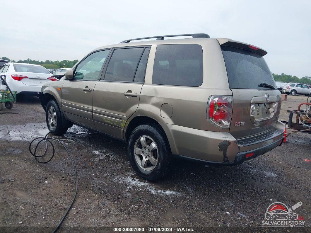 5FNYF18778B026276 2008 HONDA PILOT photo no. 3