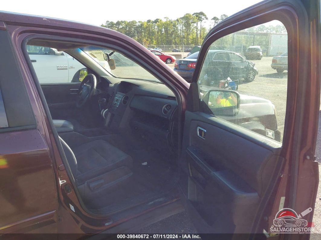 5FNYF3H46BB009168 2011 HONDA PILOT photo no. 5