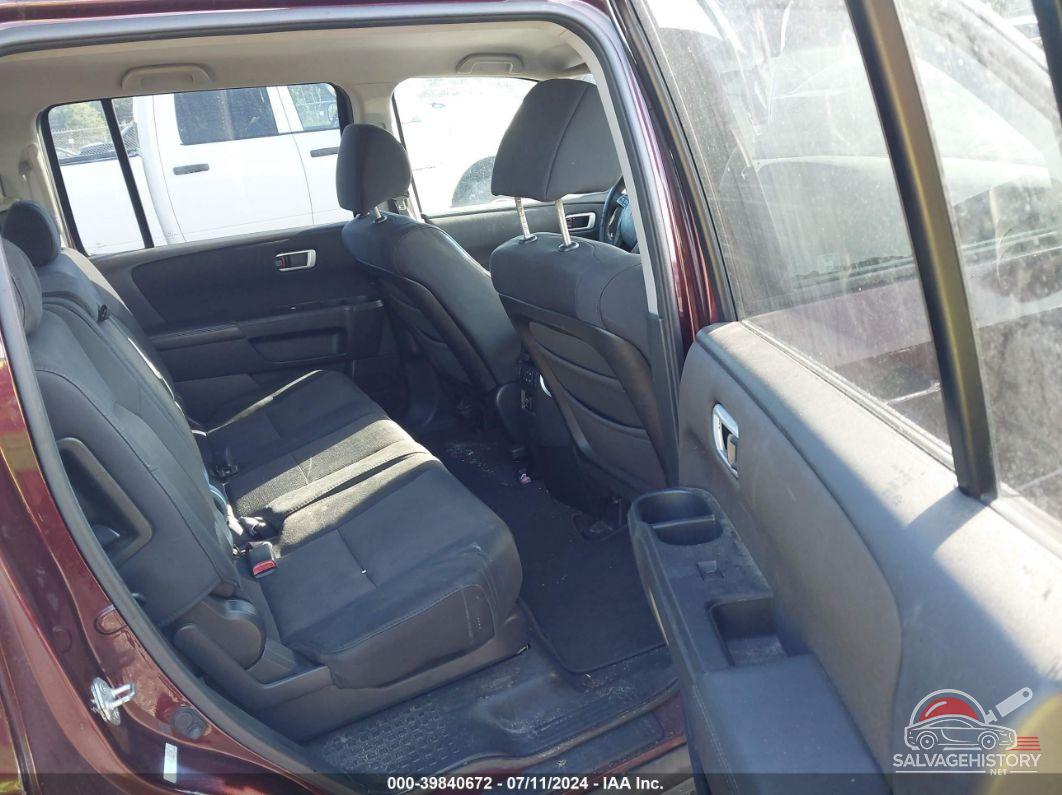 5FNYF3H46BB009168 2011 HONDA PILOT photo no. 8
