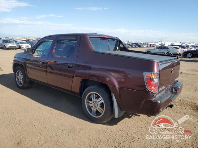2HJYK16567H532747 2007 HONDA RIDGELINE photo no. 2