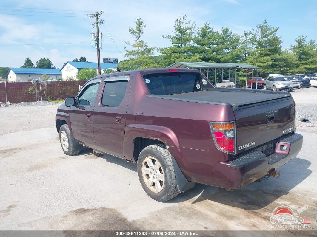 2HJYK16478H504853 2008 HONDA RIDGELINE photo no. 3