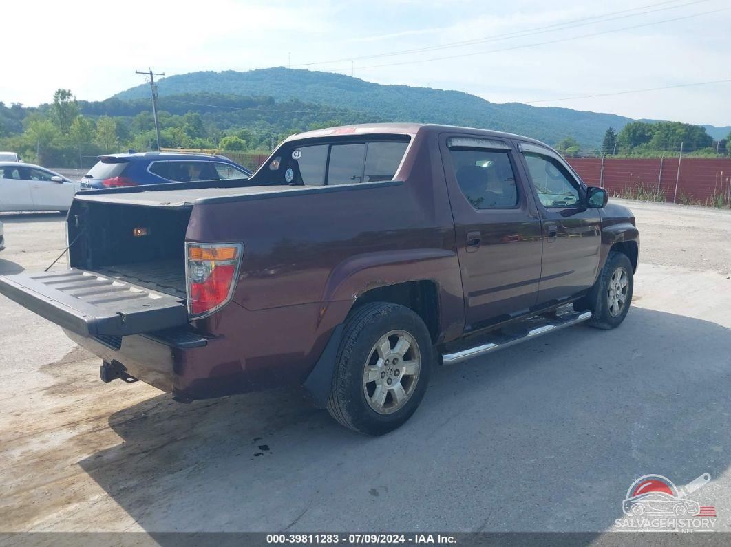 2HJYK16478H504853 2008 HONDA RIDGELINE photo no. 4
