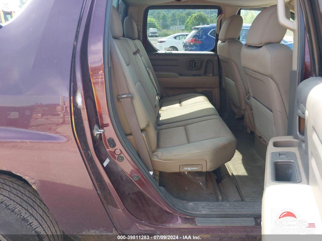 2HJYK16478H504853 2008 HONDA RIDGELINE photo no. 8