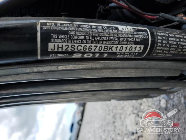 JH2SC6670BK101013 2011 HONDA VT CYCLE photo no. 9