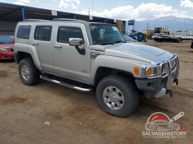 5GTEN43E188196400 2008 HUMMER H3 photo no. 4