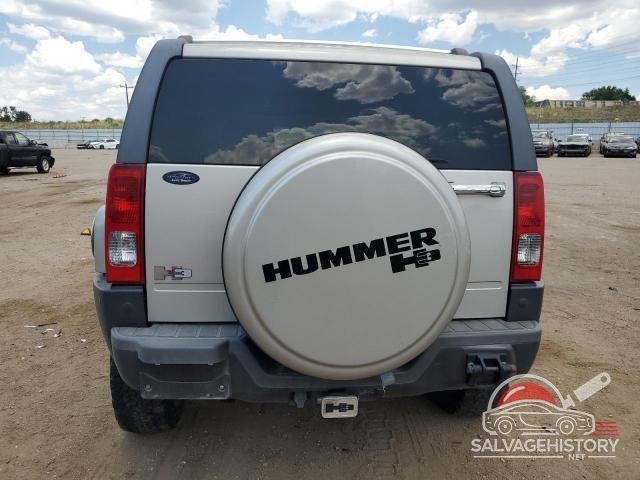 5GTEN43E188196400 2008 HUMMER H3 photo no. 6