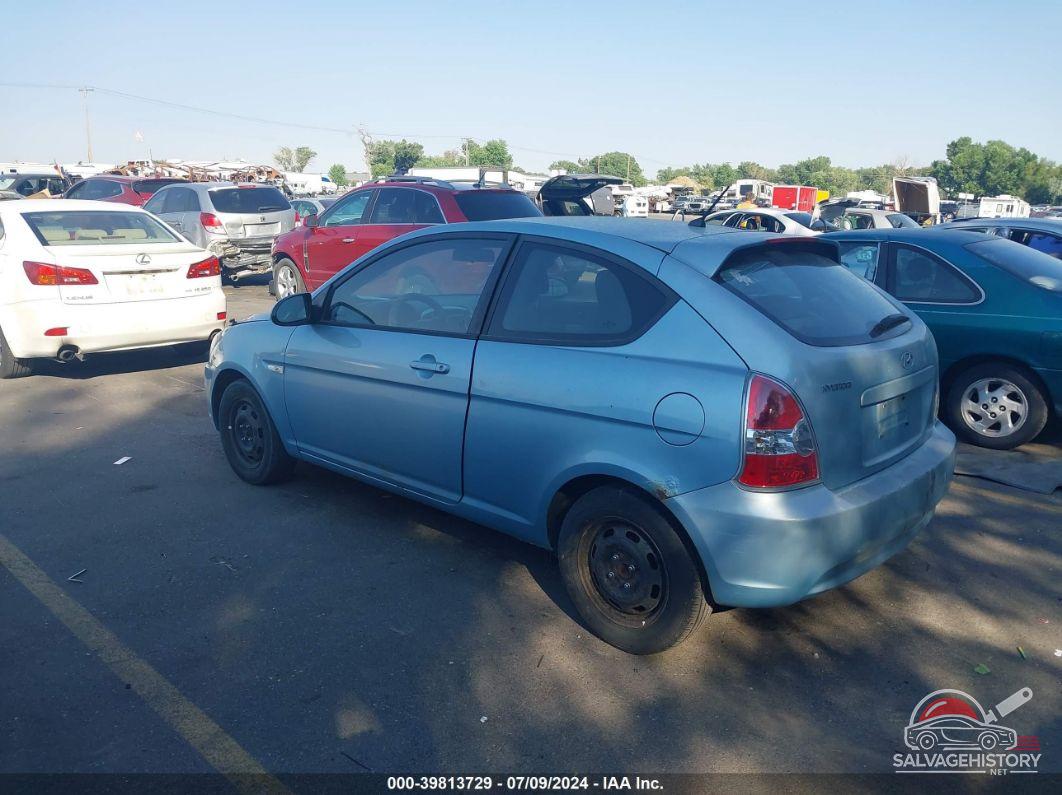 KMHCN36C17U045514 2007 HYUNDAI ACCENT photo no. 3