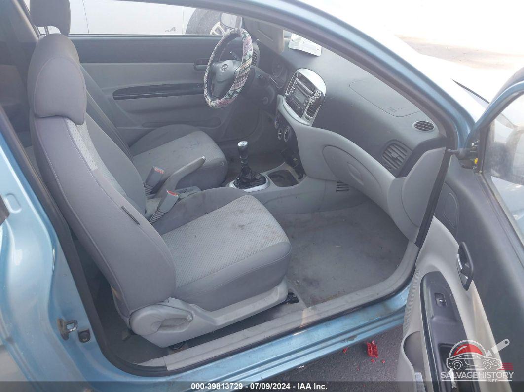 KMHCN36C17U045514 2007 HYUNDAI ACCENT photo no. 5