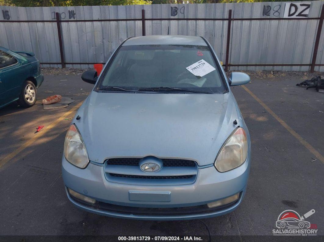 KMHCN36C17U045514 2007 HYUNDAI ACCENT photo no. 6