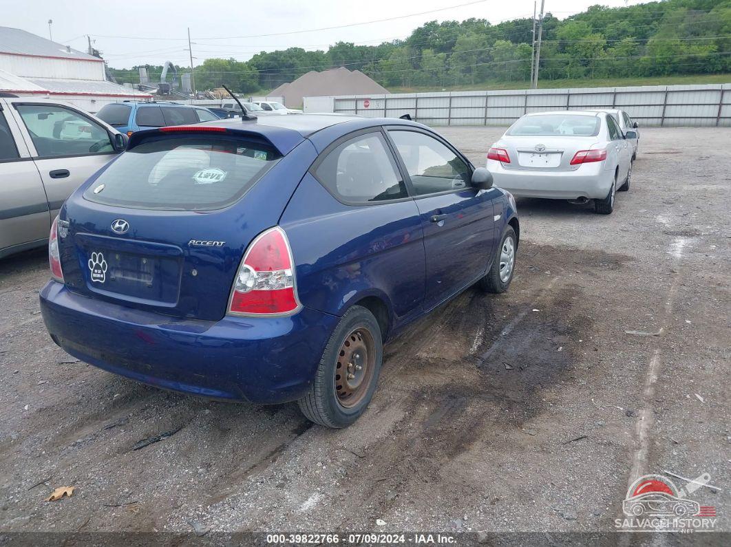 KMHCM36C78U092308 2008 HYUNDAI ACCENT photo no. 4