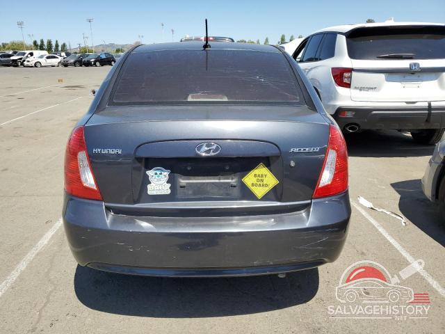 KMHCN4AC8BU607365 2011 HYUNDAI ACCENT photo no. 6
