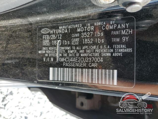 KMHCU4AE2CU237004 2012 HYUNDAI ACCENT photo no. 12