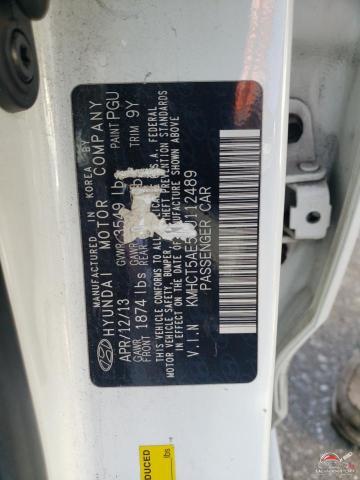 KMHCT5AE5DU112489 2013 HYUNDAI ACCENT photo no. 12