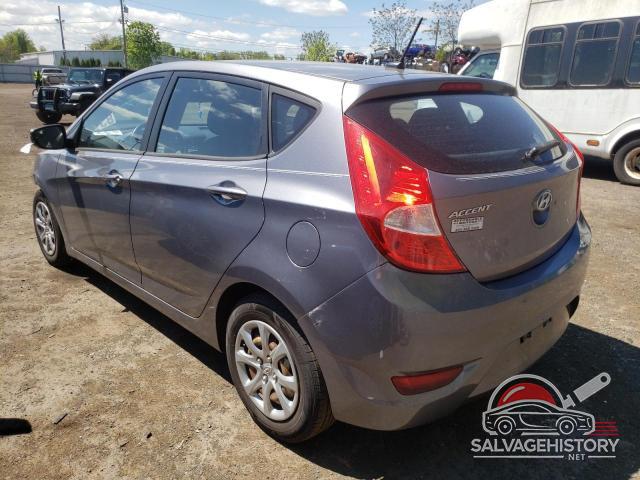 KMHCT5AE4EU179344 2014 HYUNDAI ACCENT photo no. 2