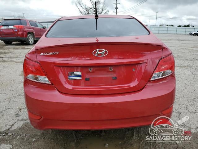 KMHCT4AEXFU932242 2015 HYUNDAI ACCENT photo no. 6