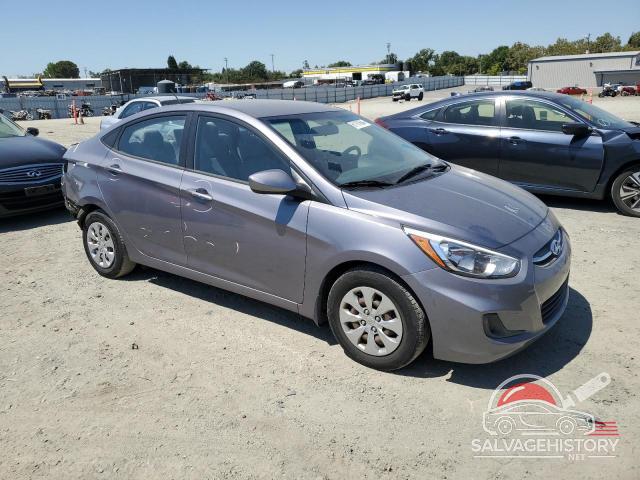 KMHCT4AE1GU111001 2016 HYUNDAI ACCENT photo no. 4