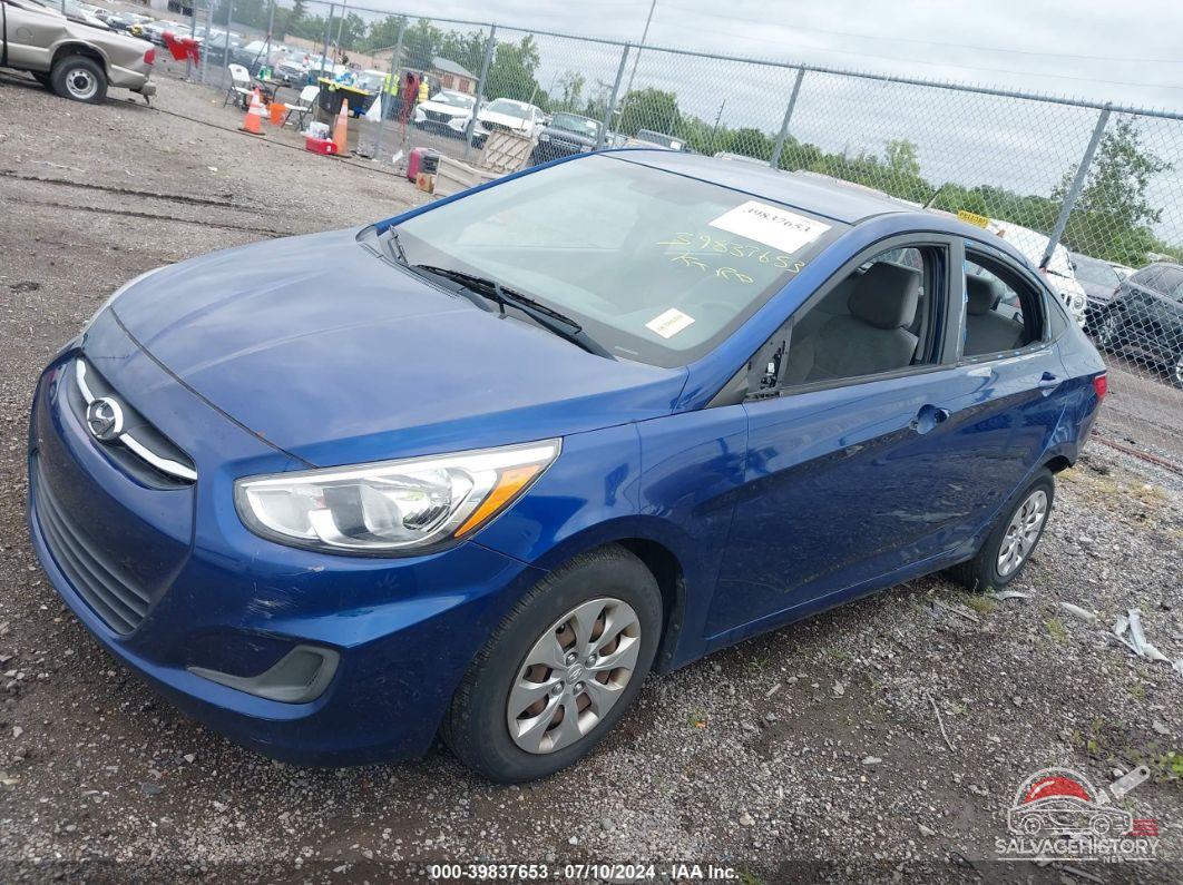 KMHCT4AE3GU947733 2016 HYUNDAI ACCENT photo no. 2