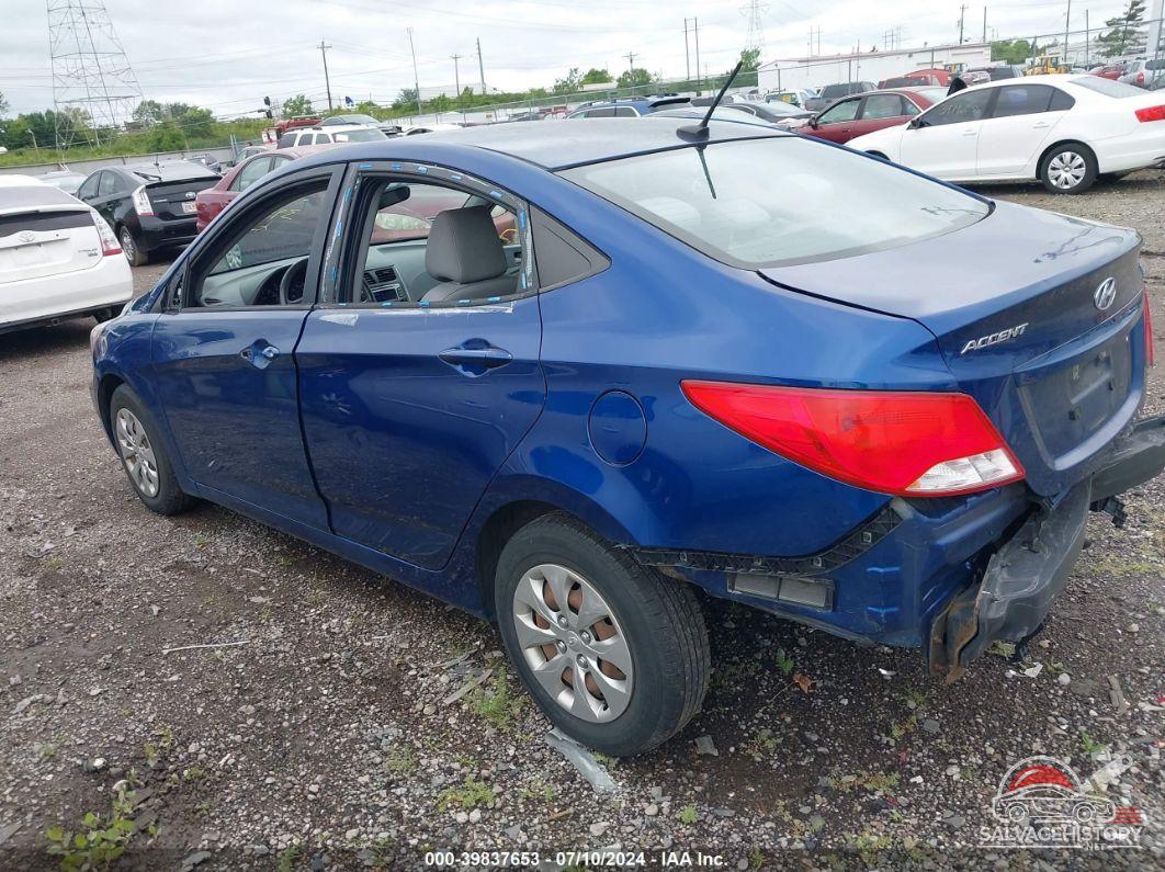 KMHCT4AE3GU947733 2016 HYUNDAI ACCENT photo no. 3