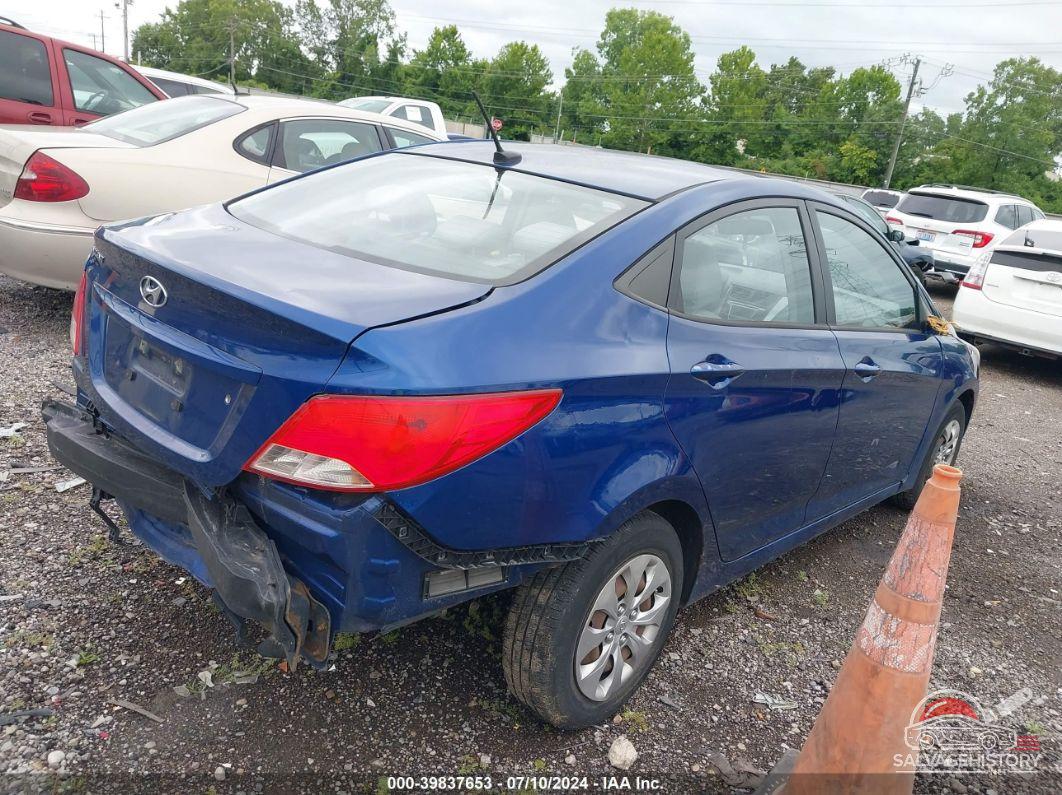 KMHCT4AE3GU947733 2016 HYUNDAI ACCENT photo no. 4
