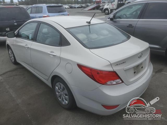 KMHCT4AE4GU986492 2016 HYUNDAI ACCENT photo no. 2