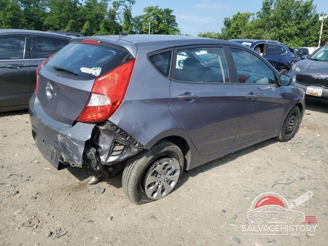 KMHCT5AE1GU272907 2016 HYUNDAI ACCENT photo no. 3