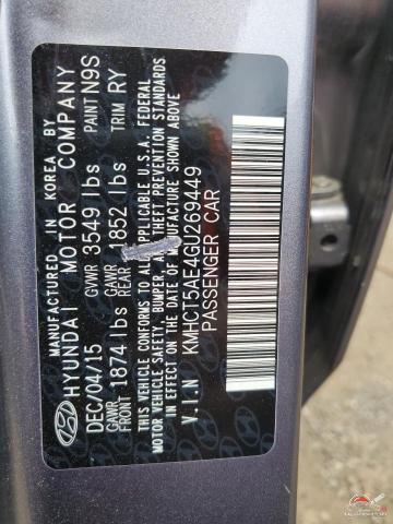 KMHCT5AE4GU269449 2016 HYUNDAI ACCENT photo no. 13