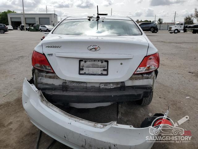 KMHCT4AE3HU378836 2017 HYUNDAI ACCENT photo no. 6