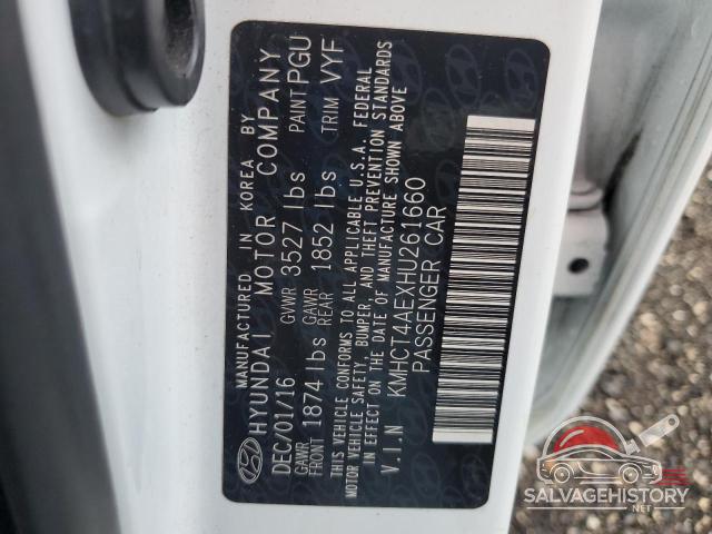 KMHCT4AEXHU261660 2017 HYUNDAI ACCENT photo no. 13