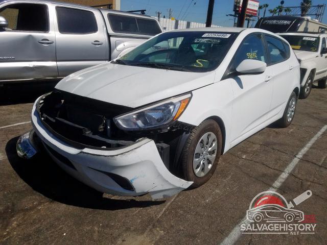 KMHCT5AE6HU342080 2017 HYUNDAI ACCENT photo no. 2