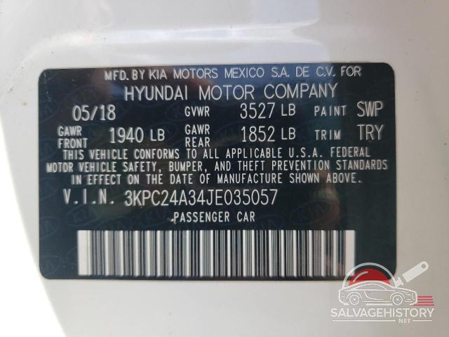 3KPC24A34JE035057 2018 HYUNDAI ACCENT photo no. 12