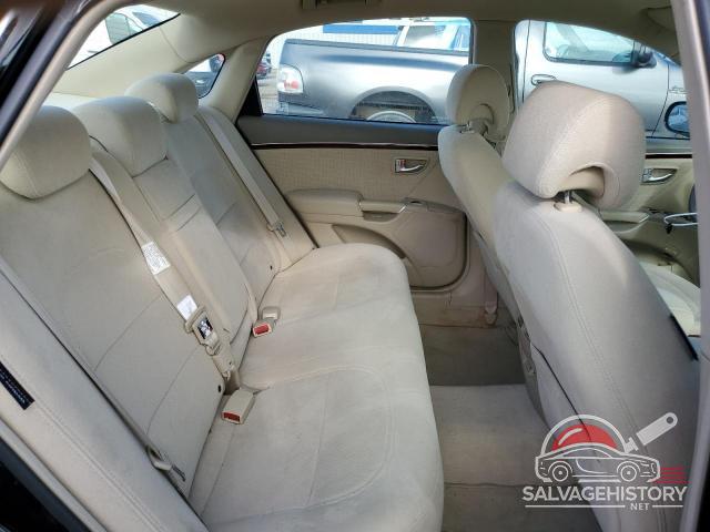 KMHFC46F17A139266 2007 HYUNDAI AZERA photo no. 10