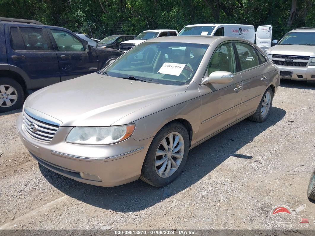 KMHFC46F08A301700 2008 HYUNDAI AZERA photo no. 2