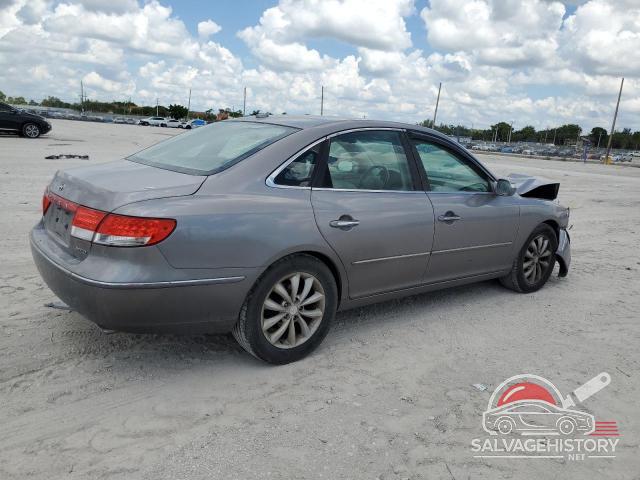 KMHFC46F68A306142 2008 HYUNDAI AZERA photo no. 3