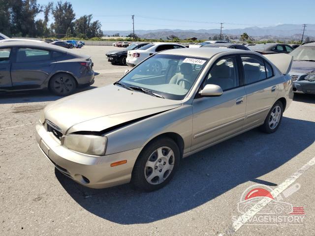 KMHDN45D13U662734 2003 HYUNDAI ELANTRA photo no. 4