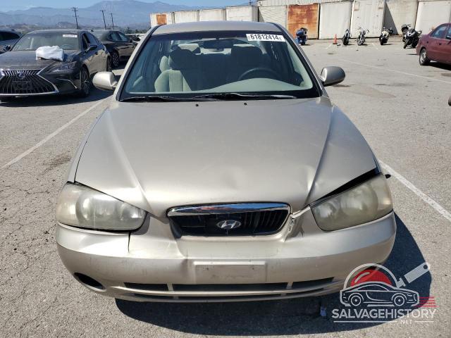 KMHDN45D13U662734 2003 HYUNDAI ELANTRA photo no. 5