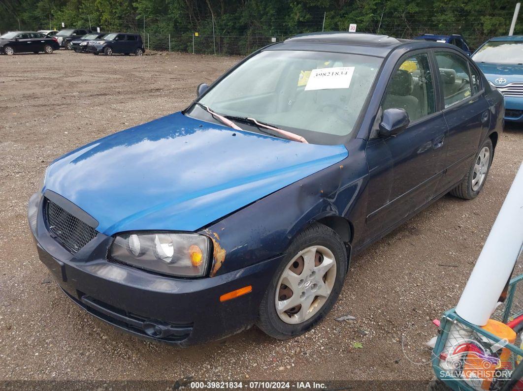 KMHDN46D76U290996 2006 HYUNDAI ELANTRA photo no. 2