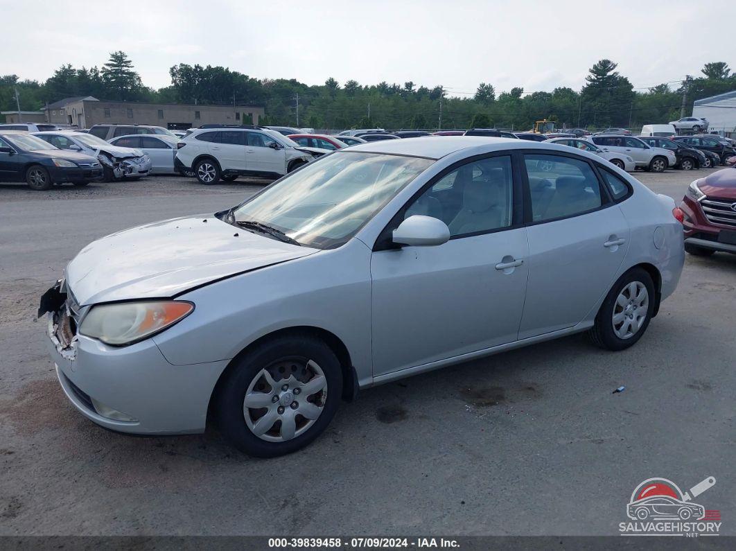 KMHDU46D08U407775 2008 HYUNDAI ELANTRA photo no. 2