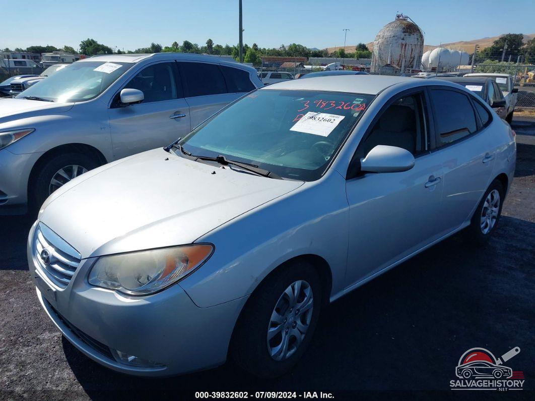 KMHDU4AD4AU189367 2010 HYUNDAI ELANTRA photo no. 2