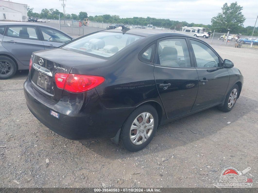 KMHDU4AD5AU940928 2010 HYUNDAI ELANTRA photo no. 4
