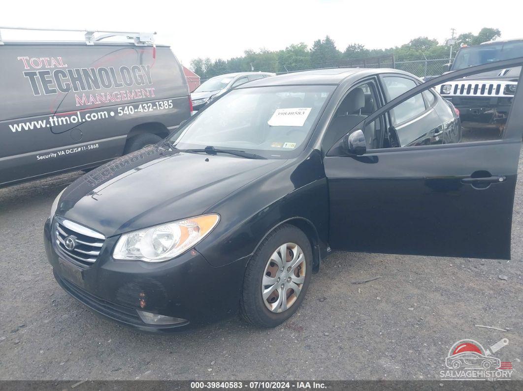 KMHDU4AD5AU940928 2010 HYUNDAI ELANTRA photo no. 6