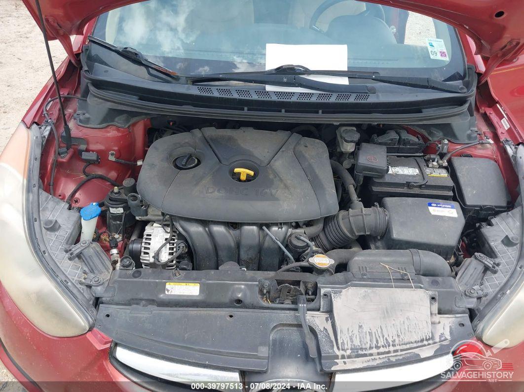 KMHDH4AE4BU105708 2011 HYUNDAI ELANTRA photo no. 10
