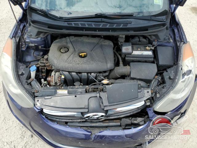 5NPDH4AE4CH081054 2012 HYUNDAI ELANTRA photo no. 11
