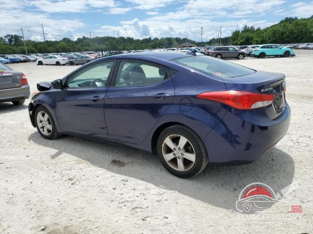 5NPDH4AE4CH081054 2012 HYUNDAI ELANTRA photo no. 2